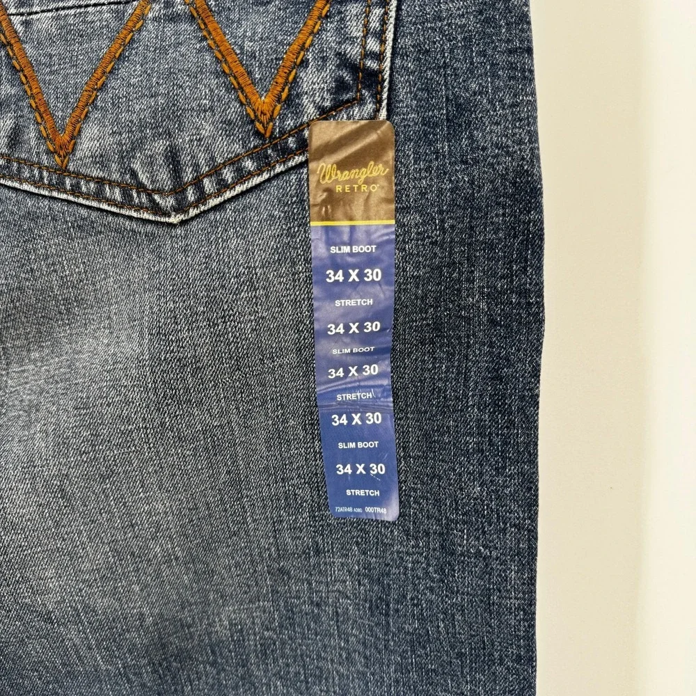 NEW Wrangler Retro Slim Bootcut Jeans Men's 34X30 Yellowstone‎ Landman Western